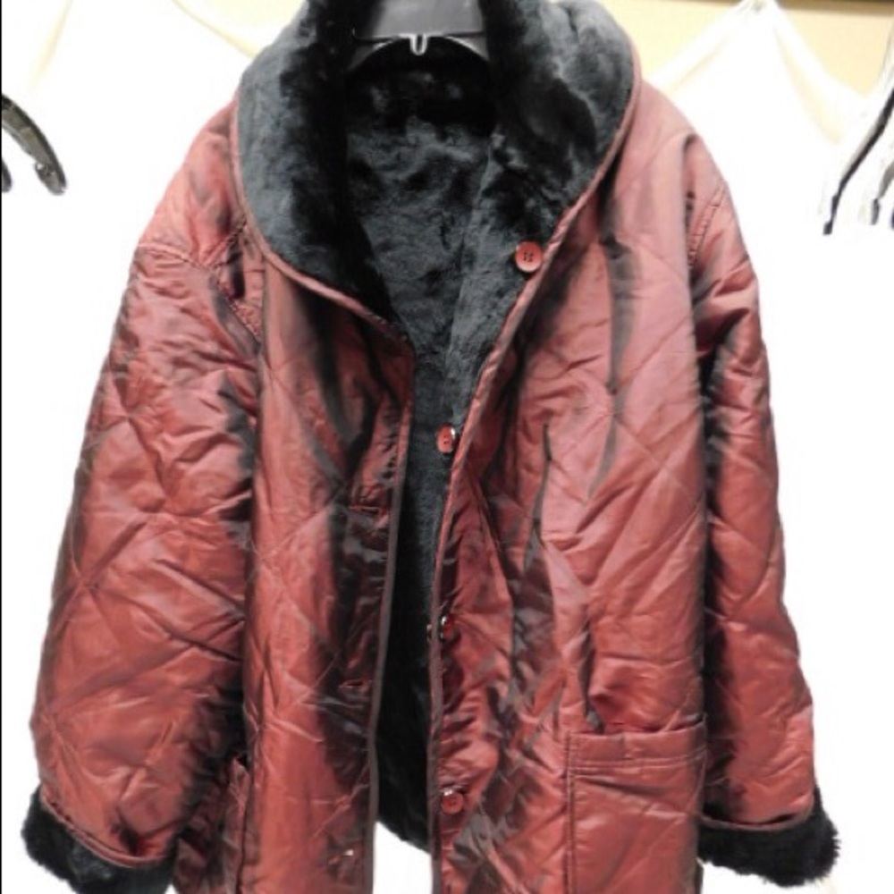 Brand New Brandon Thomas Reversible Red Coat